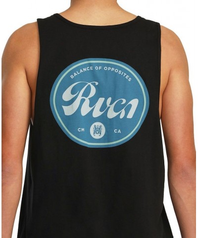 Men's Pils Regular Fit Tank Top Black $18.72 T-Shirts