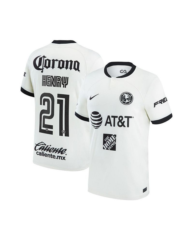 Men's Henry Martin White Club America 2022/23 Third Replica Jersey $63.00 Jersey