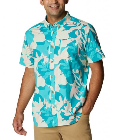 Men's Rapid Rivers Printed Short Sleeve Shirt PD04 $25.19 Shirts