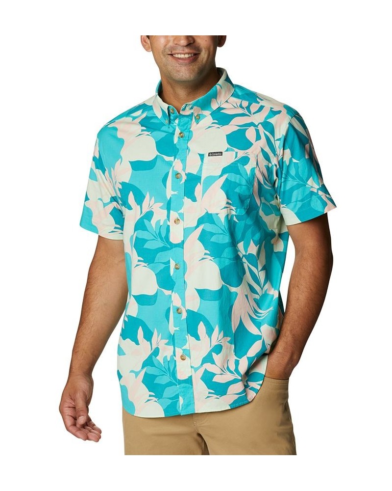 Men's Rapid Rivers Printed Short Sleeve Shirt PD04 $25.19 Shirts