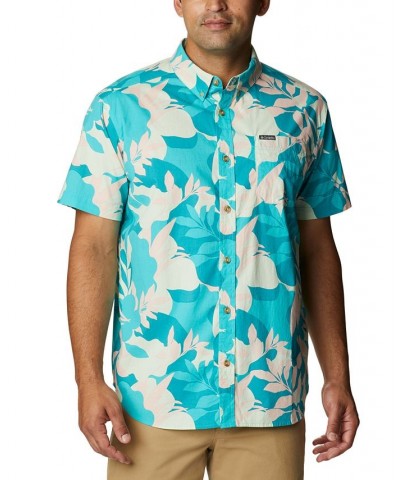 Men's Rapid Rivers Printed Short Sleeve Shirt PD04 $25.19 Shirts