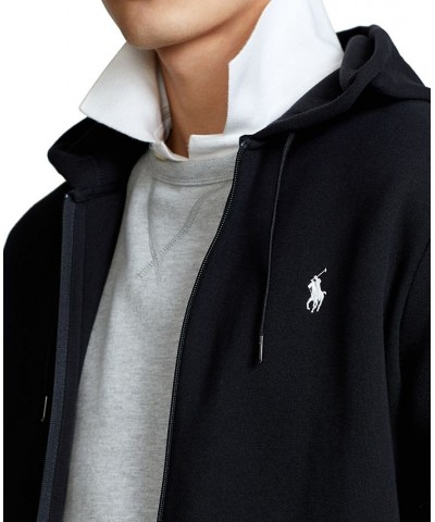 Men's Double-Knit Full-Zip Hoodie Black $66.60 Sweatshirt