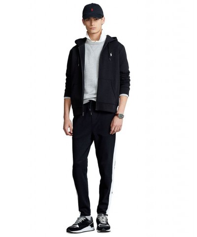 Men's Double-Knit Full-Zip Hoodie Black $66.60 Sweatshirt