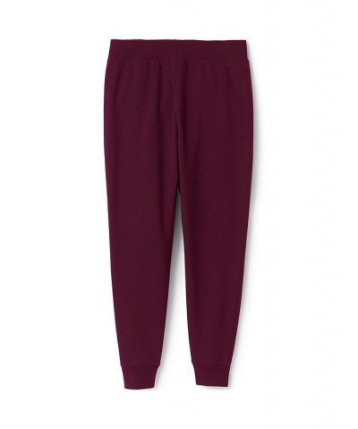 School Uniform Adult Jogger Sweatpants Red $19.41 Pants