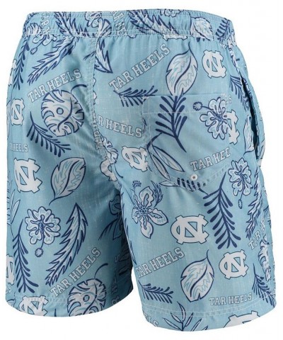 Men's Carolina Blue North Carolina Tar Heels Vintage-Like Floral Swim Trunks $32.90 Swimsuits