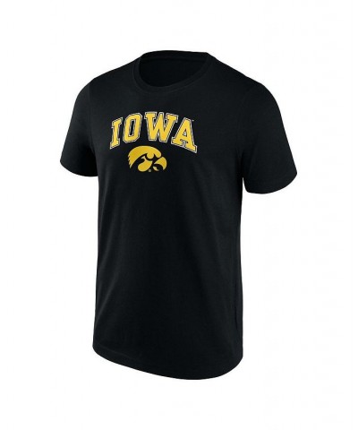 Men's Branded Black Iowa Hawkeyes Campus 2.0 T-shirt $13.50 T-Shirts