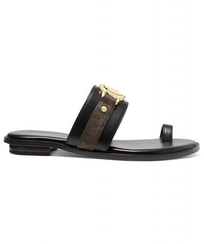 Women's Rory Flat Thong Sandals Black $38.85 Shoes