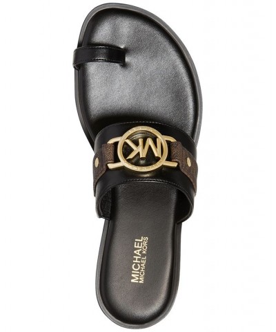 Women's Rory Flat Thong Sandals Black $38.85 Shoes