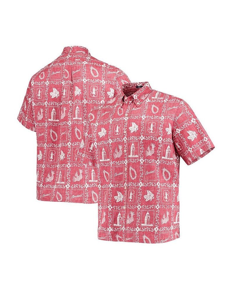 Men's Cardinal Stanford Cardinal Classic Button-Down Shirt $65.00 Shirts