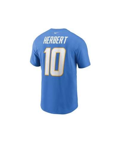 Los Angeles Chargers Men's Pride Name and Number Wordmark 3.0 Player T-shirt Justin Herbert $27.49 T-Shirts