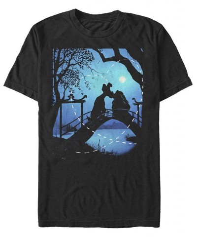 Men's Silhouette Love Short Sleeve T-Shirt Black $15.40 T-Shirts