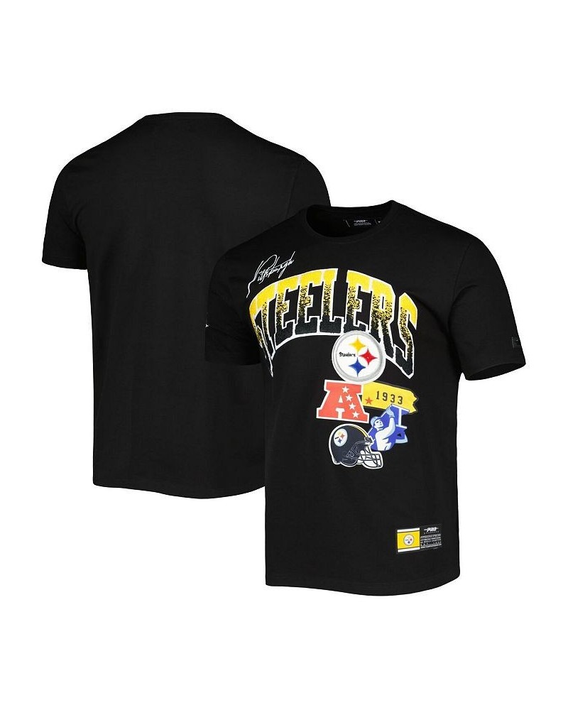 Men's Black Pittsburgh Steelers Hometown Collection T-shirt $28.70 T-Shirts