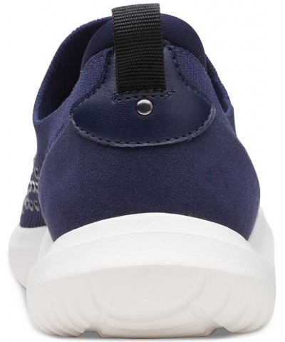 Women's Nova Grove Slip-On Studded Sneakers Blue $32.55 Shoes