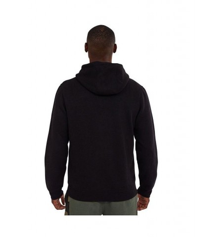 Mens Irving Recycled Cotton Zip Hoodie Black $27.17 Sweatshirt