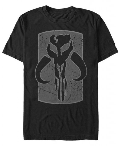 Men's Star Wars Mandalorian Warriors Tusk Clan Logo Short Sleeve T-shirt Black $14.35 T-Shirts