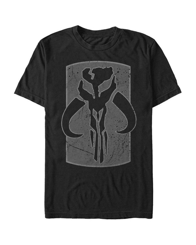 Men's Star Wars Mandalorian Warriors Tusk Clan Logo Short Sleeve T-shirt Black $14.35 T-Shirts