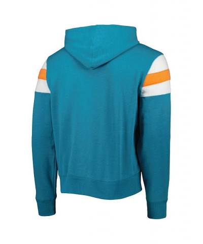 Men's Aqua Miami Dolphins Premier Nico Pullover Hoodie $34.44 Sweatshirt