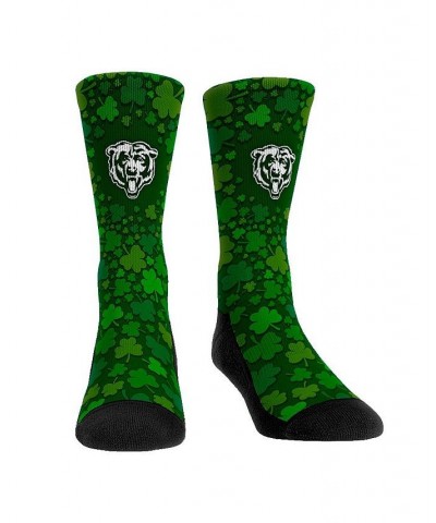 Men's and Women's Socks Chicago Bears St. Patty's Day Shamrock Crew Socks $16.49 Socks