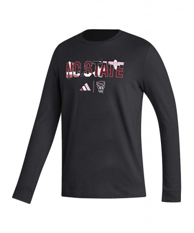 Men's Black NC State Wolfpack Honoring Black Excellence Long Sleeve T-shirt $24.35 T-Shirts