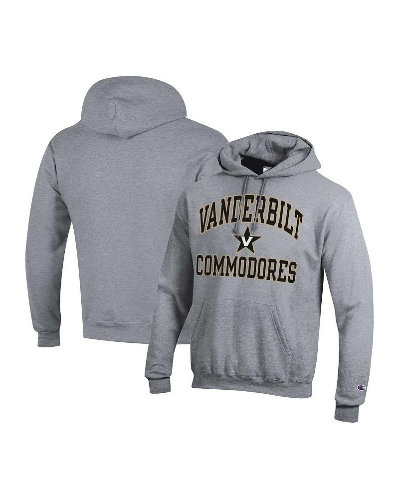 Men's Heather Gray Vanderbilt Commodores High Motor Pullover Hoodie $32.90 Sweatshirt