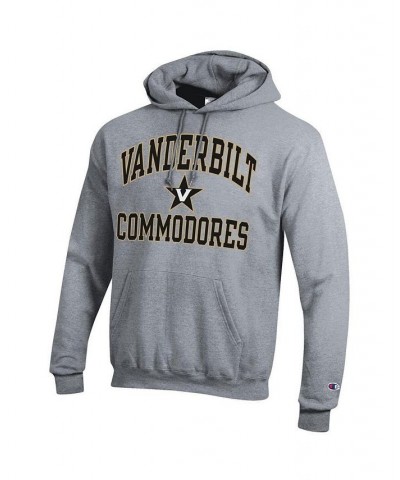 Men's Heather Gray Vanderbilt Commodores High Motor Pullover Hoodie $32.90 Sweatshirt