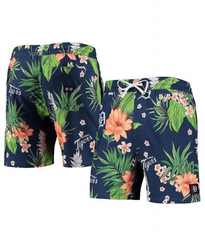 Men's x '47 Brand Navy Detroit Tigers Cannonball Tropics Swim Shorts $29.25 Swimsuits