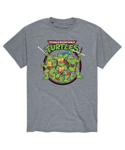 Men's Teenage Mutant Ninja Turtles T-shirt Gray $16.10 T-Shirts