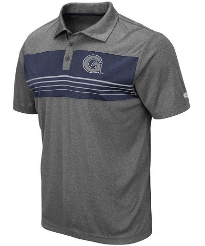 Men's Heathered Charcoal Georgetown Hoyas Smithers Polo $25.49 Polo Shirts