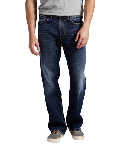 Men's Zac Relaxed Fit Straight Leg Jeans Blue $33.71 Jeans