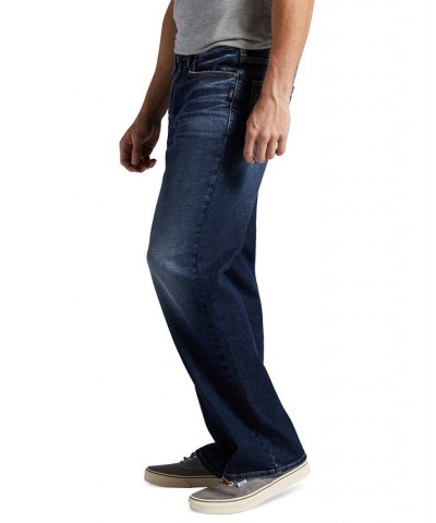 Men's Zac Relaxed Fit Straight Leg Jeans Blue $33.71 Jeans