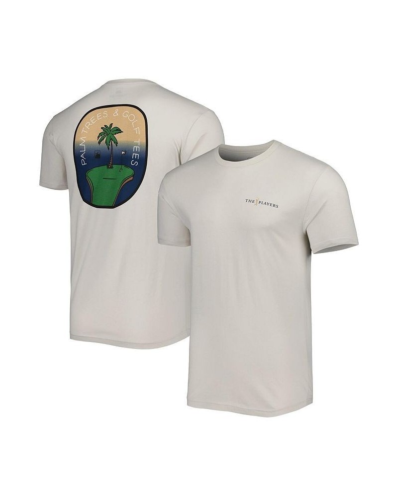 Men's Natural THE PLAYERS Palm Trees T-shirt $26.49 T-Shirts