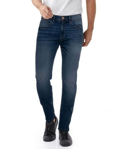 Men's Stretch 5 Pocket Skinny Jeans Blue $38.22 Jeans