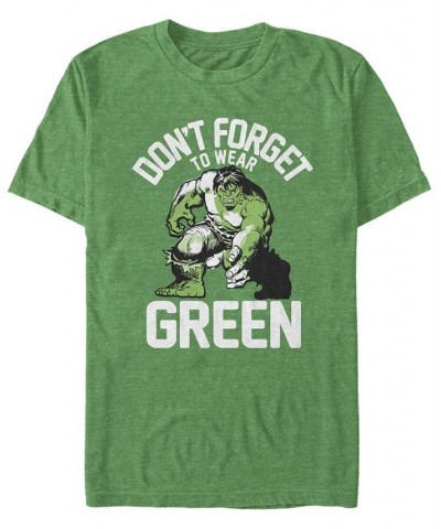 Men's Hulk Wear Short Sleeve Crew T-shirt Green $20.29 T-Shirts