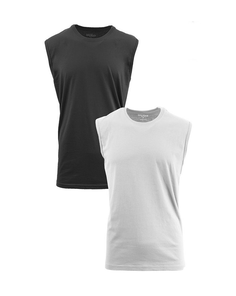 Men's Muscle Tank Top, Pack of 2 PD01 $16.32 T-Shirts