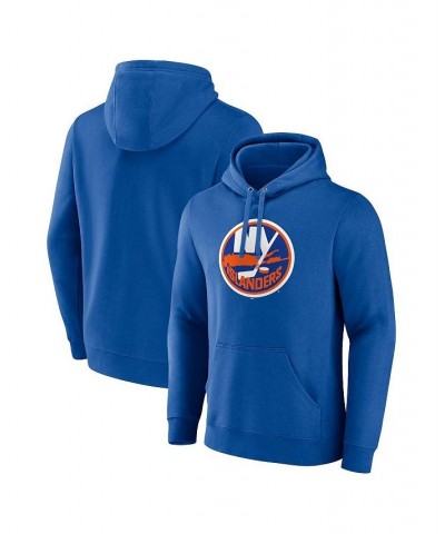 Men's Branded Royal New York Islanders Primary Logo Pullover Hoodie $23.78 Sweatshirt