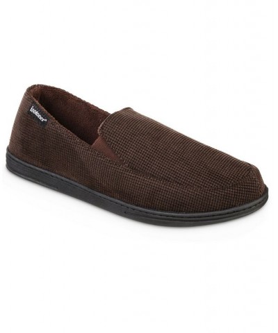 Men's Mini Box Cord Luke Moccasin Slippers Brown $12.74 Shoes