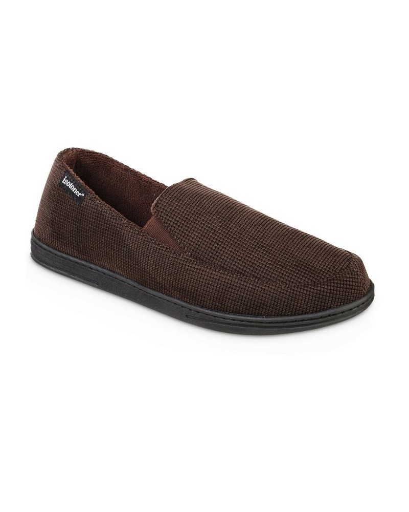 Men's Mini Box Cord Luke Moccasin Slippers Brown $12.74 Shoes