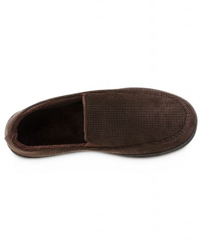 Men's Mini Box Cord Luke Moccasin Slippers Brown $12.74 Shoes