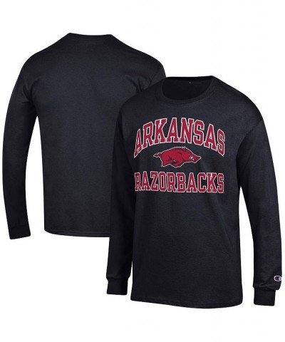 Men's Black Arkansas Razorbacks High Motor Long Sleeve T-shirt $19.32 T-Shirts