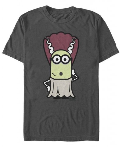 Despicable Me Men's Minions Monster Halloween Bride Short Sleeve T-Shirt Gray $20.29 T-Shirts