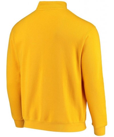 Men's Gold-Tone Iowa Hawkeyes Tortugas Logo Quarter-Zip Jacket $25.20 Sweatshirt