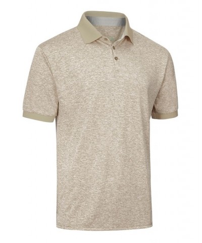 Men's Designer Golf Polo Shirt Tan/Beige $11.93 Polo Shirts