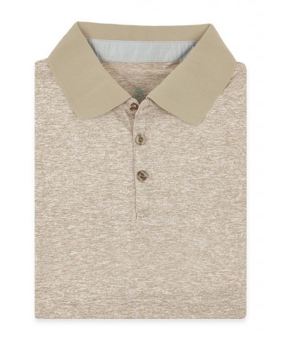 Men's Designer Golf Polo Shirt Tan/Beige $11.93 Polo Shirts