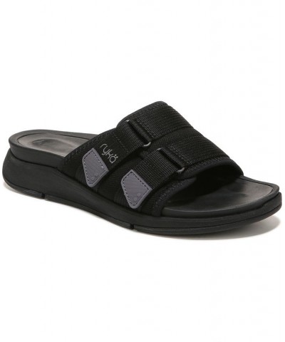 Women's Tribute Slide Sandals Black $43.20 Shoes