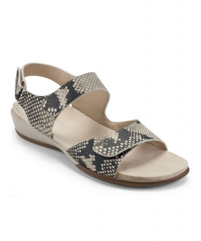 Women's Hartwell Square Toe Casual Flat Sandals Multi $39.16 Shoes