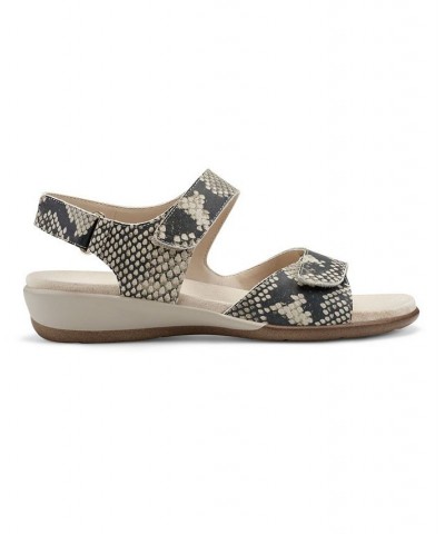 Women's Hartwell Square Toe Casual Flat Sandals Multi $39.16 Shoes