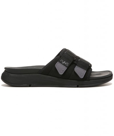 Women's Tribute Slide Sandals Black $43.20 Shoes