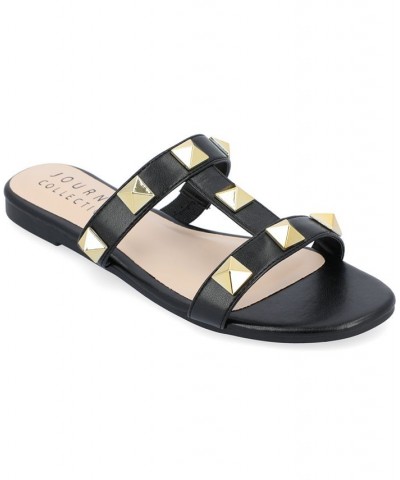 Women's Kendall Studded Sandals PD01 $36.00 Shoes