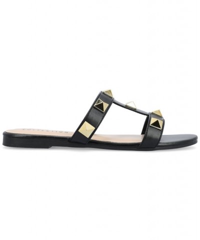 Women's Kendall Studded Sandals PD01 $36.00 Shoes