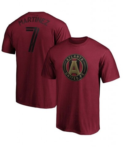 Men's Josef Martinez Red Atlanta United FC Authentic Stack Name and Number T-shirt $17.64 T-Shirts